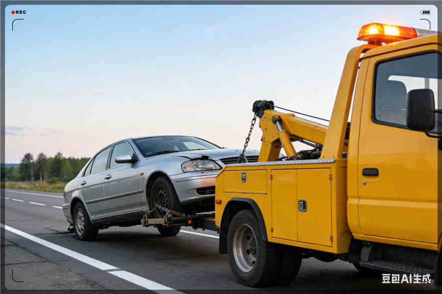 张北拖车救援电话【案例】